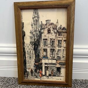 Jan Korthals Vintage Cityscape Wall Art print